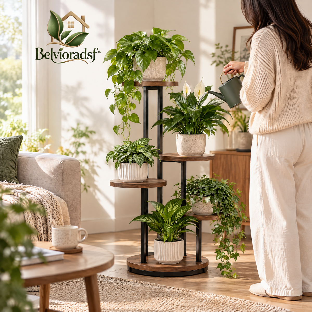 Belvioradsf™ Tiered Indoor Plant Stand — view 3