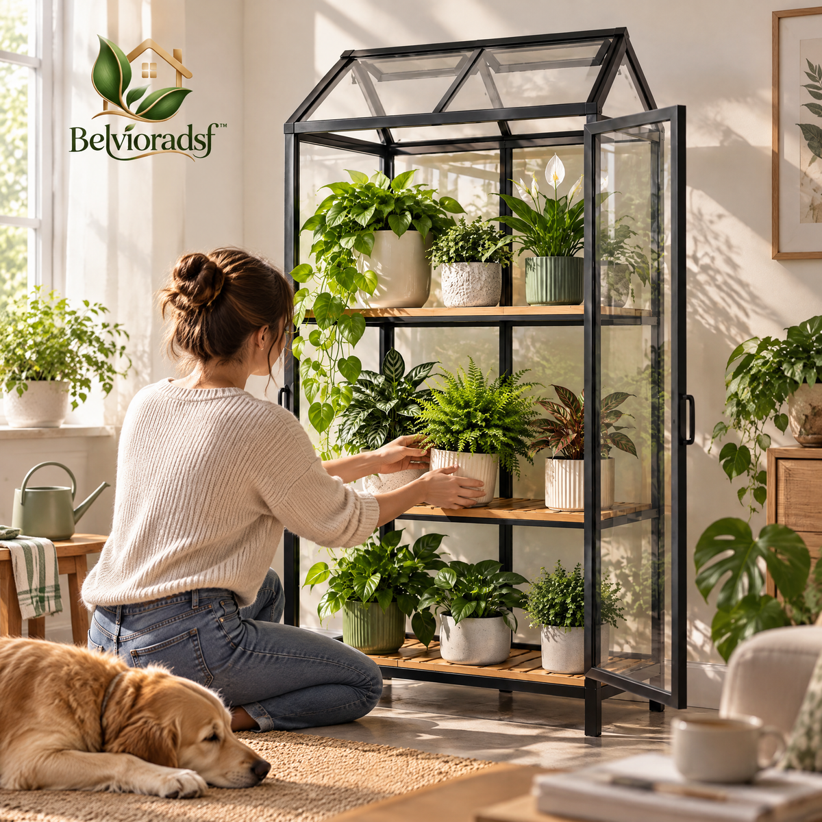 Belvioradsf™ Indoor Greenhouse Plant Shelf — view 3