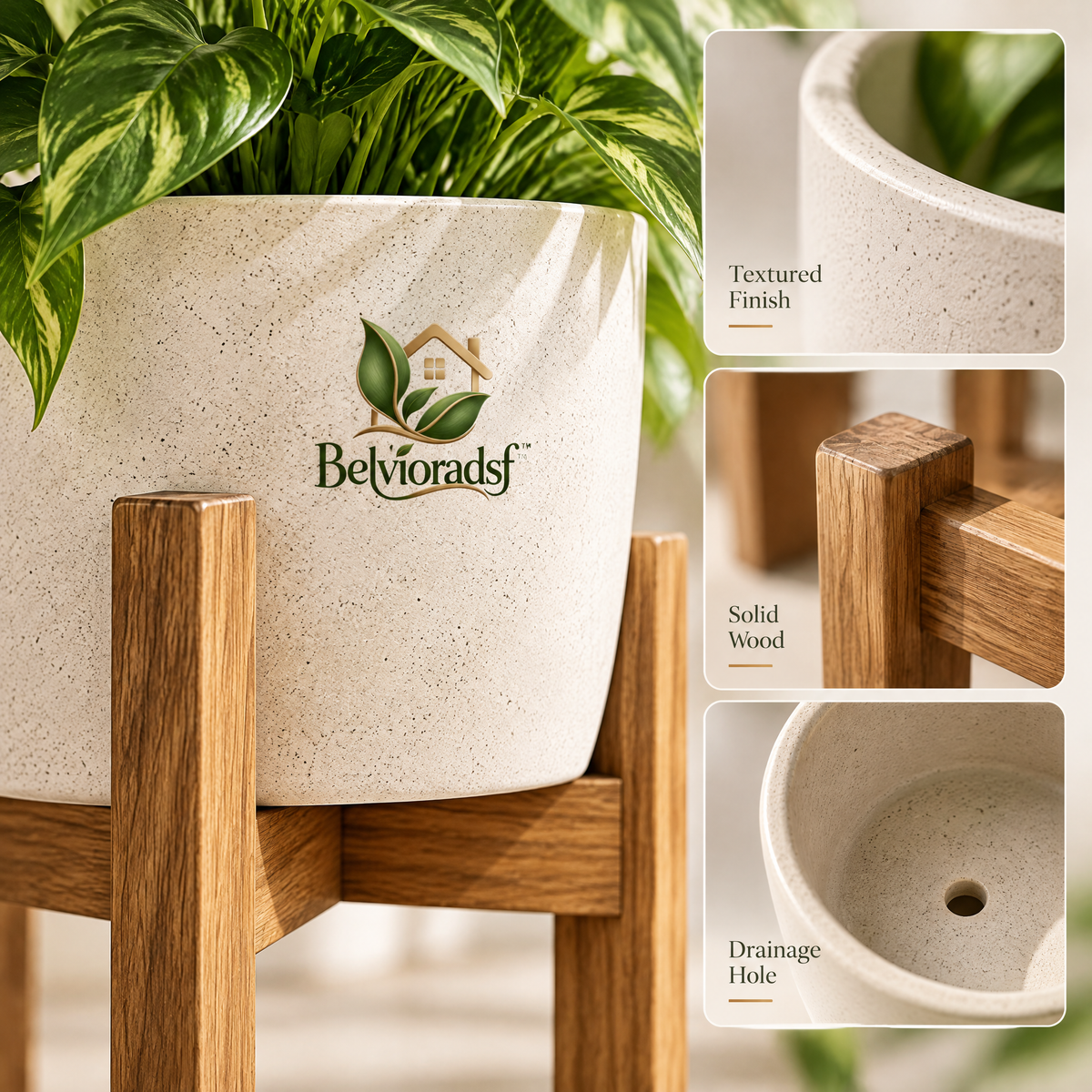 Belvioradsf™ Decorative Plant Pot Stand Set — view 5