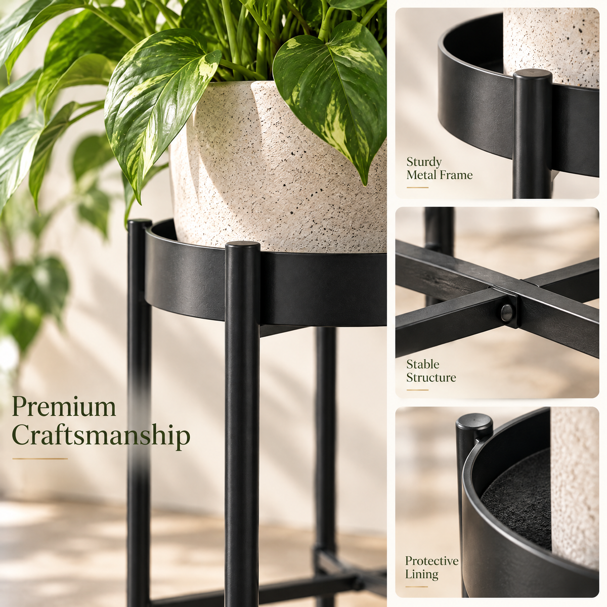 Belvioradsf™ Metal Plant Stand Set — view 5