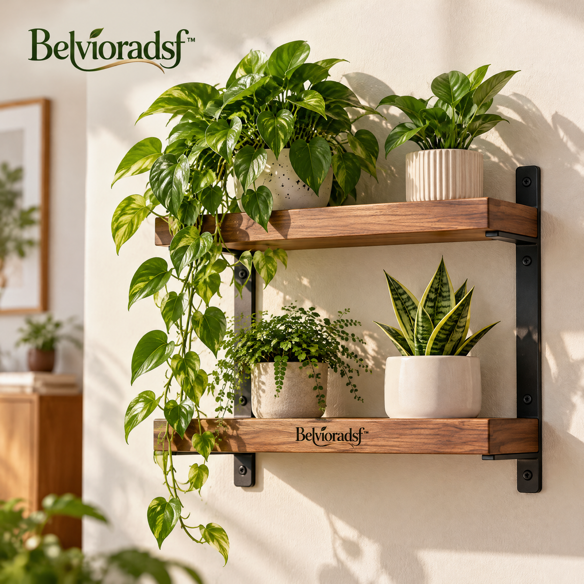 Belvioradsf™ Wall Mounted Plant Shelf — view 1