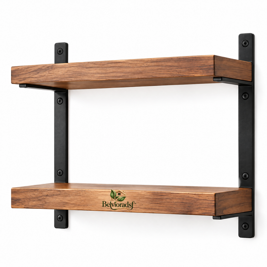 Belvioradsf™ Wall Mounted Plant Shelf — view 2 (white background)