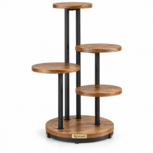 Belvioradsf™ Tiered Indoor Plant Stand — view 2 (white background)