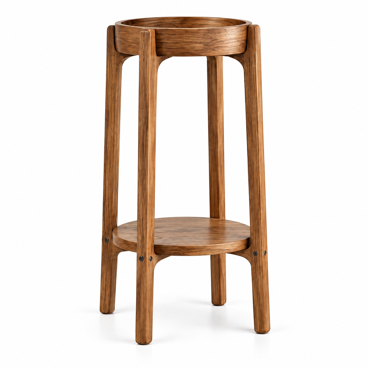 Belvioradsf™ Tall Pedestal Plant Stand — view 2 (white background)