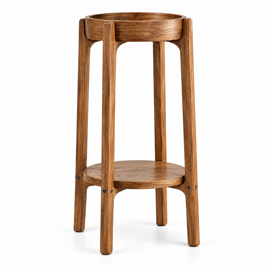Belvioradsf™ Tall Pedestal Plant Stand — view 2 (white background)