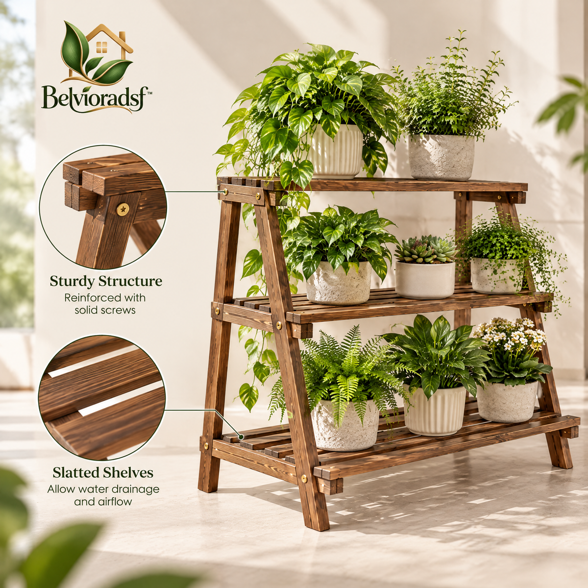 Belvioradsf™ Plant Bench Display Table — view 4