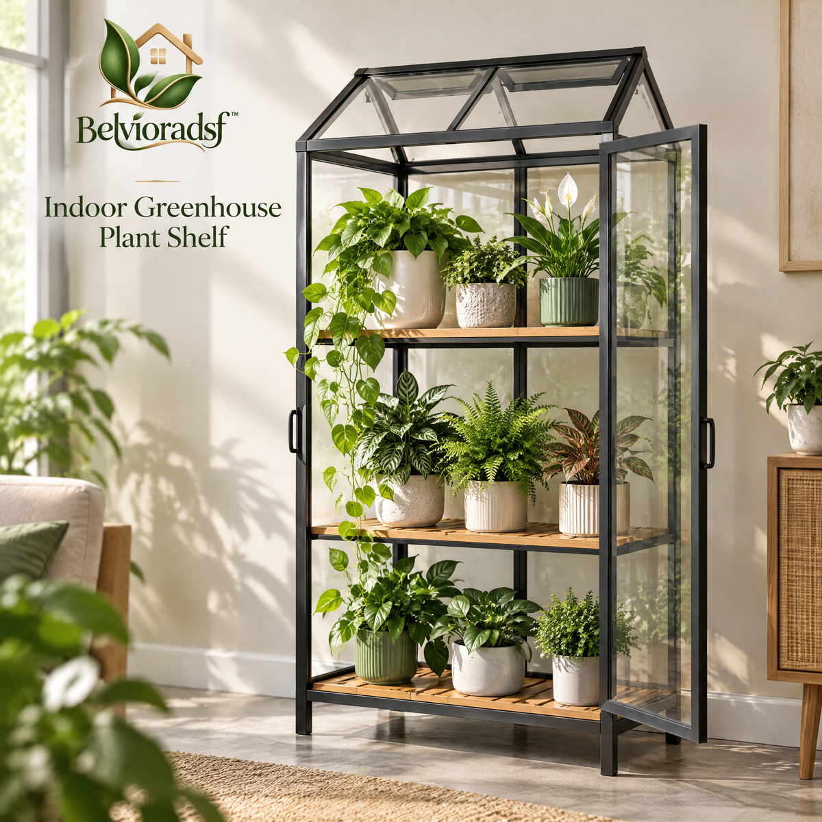 Belvioradsf™ Indoor Greenhouse Plant Shelf — view 1
