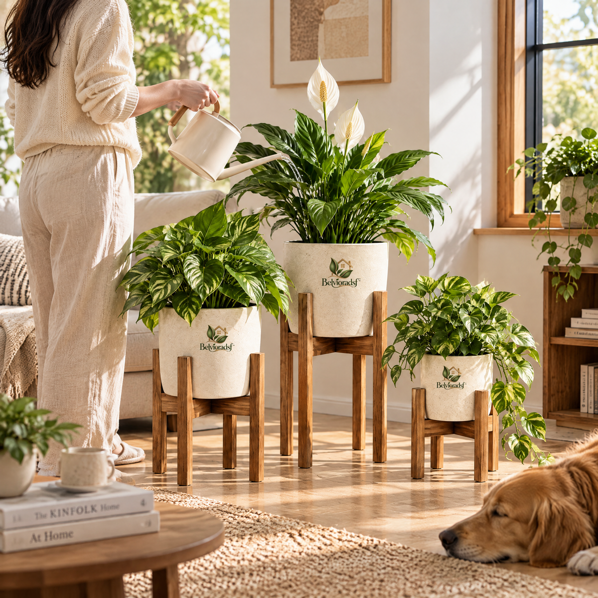 Belvioradsf™ Decorative Plant Pot Stand Set — view 3