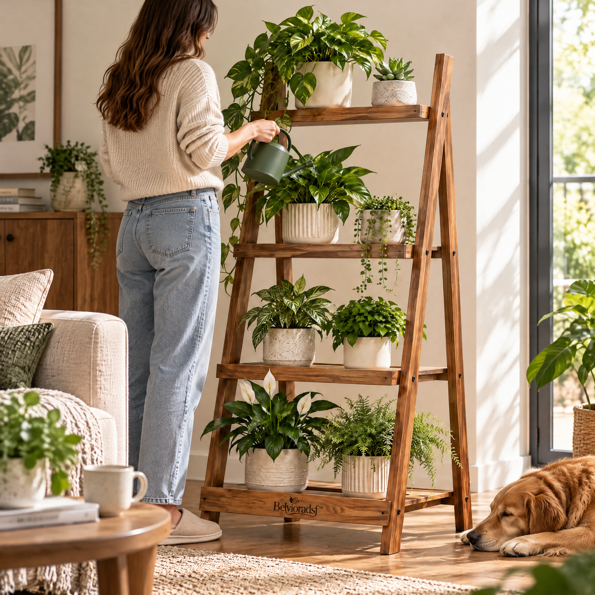 Belvioradsf™ Ladder Plant Shelf — view 3