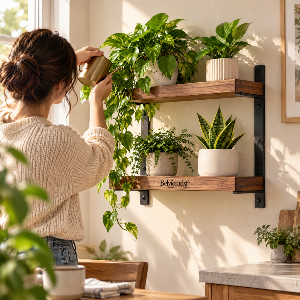 Belvioradsf™ Wall Mounted Plant Shelf — view 3